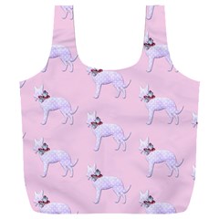 Dogs Pets Anima Animal Cute Full Print Recycle Bag (xxl)