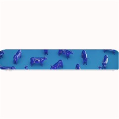 Cow Illustration Blue Small Bar Mats