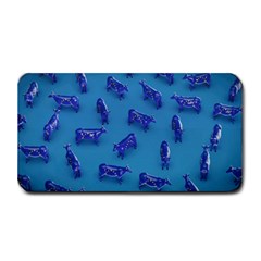 Cow Illustration Blue Medium Bar Mats