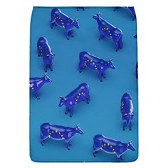 Cow Illustration Blue Removable Flap Cover (s)