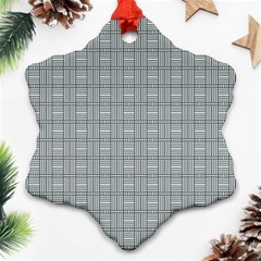 Pattern Shapes Snowflake Ornament (two Sides)