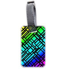 Background Texture Colour Luggage Tag (two Sides)