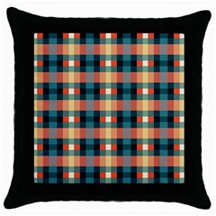 Texture Red Throw Pillow Case (black)