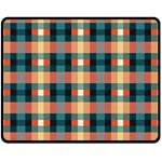 Texture Red Fleece Blanket (Medium)  60 x50  Blanket Front