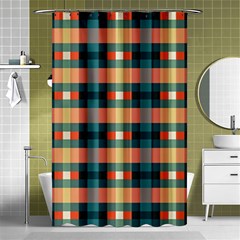 Texture Red Shower Curtain 48  X 72  (small) 