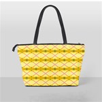 Pattern Pink Yellow Classic Shoulder Handbag Back