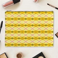 Pattern Pink Yellow Cosmetic Bag (xl)