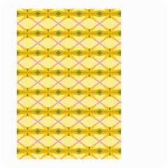 Pattern Pink Yellow Small Garden Flag (two Sides)