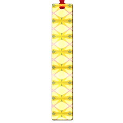 Pattern Pink Yellow Large Book Marks by HermanTelo