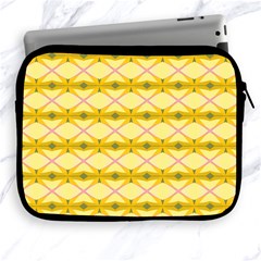 Pattern Pink Yellow Apple Ipad 2/3/4 Zipper Cases by HermanTelo