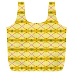 Pattern Pink Yellow Full Print Recycle Bag (xl)