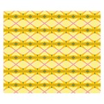 Pattern Pink Yellow Double Sided Flano Blanket (Small)  50 x40  Blanket Front