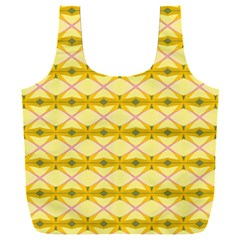 Pattern Pink Yellow Full Print Recycle Bag (xxxl)