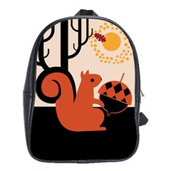 Cute Squirrel School Bag (xl)