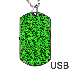 Ab 64 3 Dog Tag Usb Flash (one Side) by ArtworkByPatrick