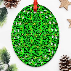 Ab 64 3 Oval Filigree Ornament (two Sides) by ArtworkByPatrick