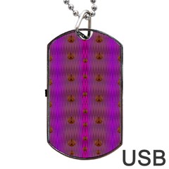 Peace Is Cool Again And Decorative Dog Tag Usb Flash (two Sides)