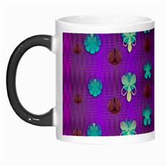 Peace Is Cool Again And Decorative Flowers Morph Mugs by pepitasart