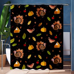 Thanksgiving Turkey Pattern Shower Curtain 60  X 72  (medium)  by Valentinaart