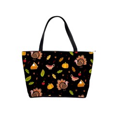 Thanksgiving Turkey Pattern Classic Shoulder Handbag by Valentinaart