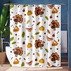 Thanksgiving Turkey Pattern Shower Curtain 60  X 72  (medium)  by Valentinaart