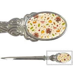 Thanksgiving Turkey Pattern Letter Opener by Valentinaart