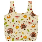 Thanksgiving Turkey pattern Full Print Recycle Bag (XXXL) Front