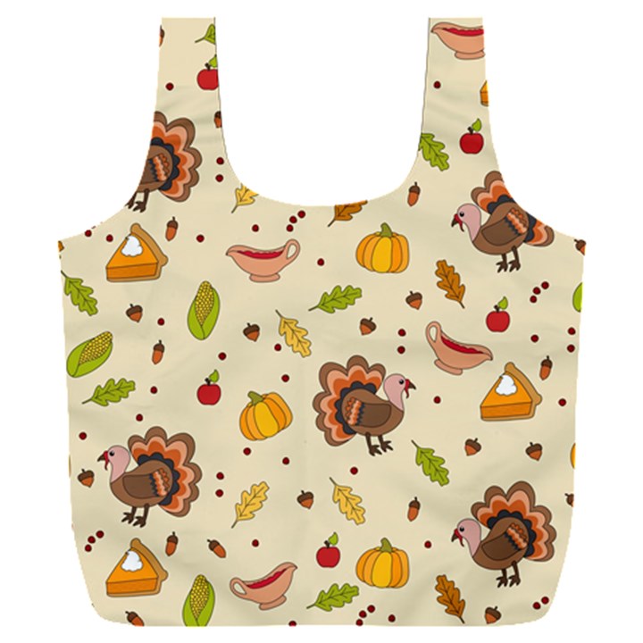 Thanksgiving Turkey pattern Full Print Recycle Bag (XXXL)