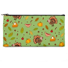 Thanksgiving Turkey Pattern Pencil Cases by Valentinaart