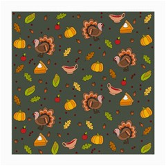 Thanksgiving Turkey Pattern Medium Glasses Cloth (2 Sides)