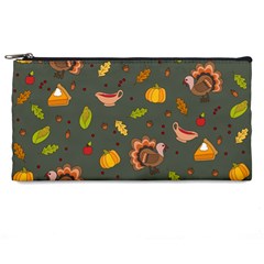 Thanksgiving Turkey Pattern Pencil Cases by Valentinaart