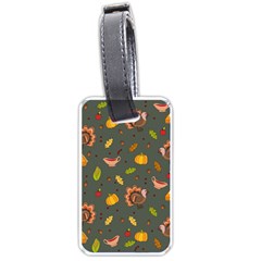 Thanksgiving Turkey Pattern Luggage Tag (one Side)