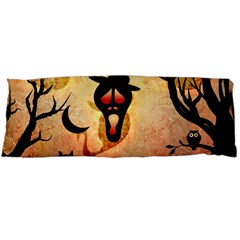 Funny Halloween Design, Pumpkin, Cat, Owl And Crow Body Pillow Case (dakimakura) by FantasyWorld7