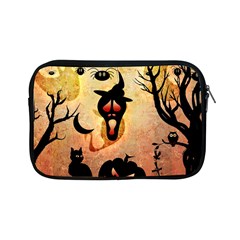 Funny Halloween Design, Pumpkin, Cat, Owl And Crow Apple Ipad Mini Zipper Cases by FantasyWorld7