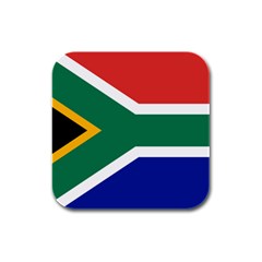 South Africa Flag Rubber Square Coaster (4 Pack)  by FlagGallery