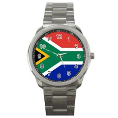 South Africa Flag Sport Metal Watch by FlagGallery