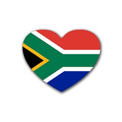 South Africa Flag Heart Coaster (4 Pack)  by FlagGallery