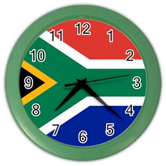 South Africa Flag Color Wall Clock by FlagGallery