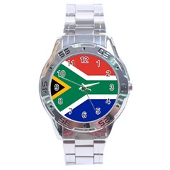 South Africa Flag Stainless Steel Analogue Watch by FlagGallery