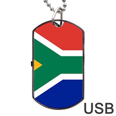 South Africa Flag Dog Tag Usb Flash (one Side) by FlagGallery