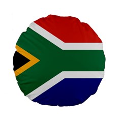 South Africa Flag Standard 15  Premium Round Cushions by FlagGallery