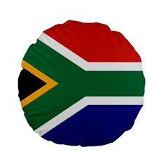 South Africa Flag Standard 15  Premium Flano Round Cushions by FlagGallery