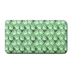 Pattern Texture Feet Dog Green Medium Bar Mats