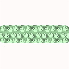 Pattern Texture Feet Dog Green Large Bar Mats by HermanTelo