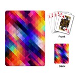 Abstract Background Colorful Pattern Playing Cards Single Design (Rectangle) Back