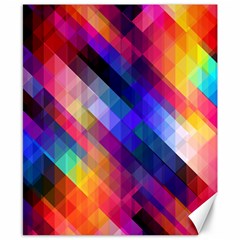 Abstract Background Colorful Pattern Canvas 8  X 10  by HermanTelo