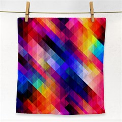 Abstract Background Colorful Pattern Face Towel