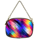 Abstract Background Colorful Pattern Chain Purse (One Side) Front