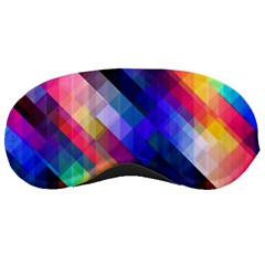 Abstract Background Colorful Pattern Sleeping Mask