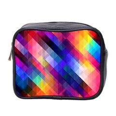 Abstract Background Colorful Pattern Mini Toiletries Bag (two Sides)